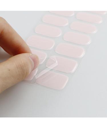 JMEOWIO Gel Nail Stickers Cream Light Pink Semi Cured Gel Nail Strips Wraps UV/LED Nail Supplies Nail Art Design Decoration Accessories - Buy Online on GoSupps.com