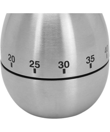 Verdingly Stainless Steel Egg-Shaped Mechanical Rotating Timer | Kitchen & Sauna Use | Clear Scale & Memory Feature - Buy Online on GoSupps.com