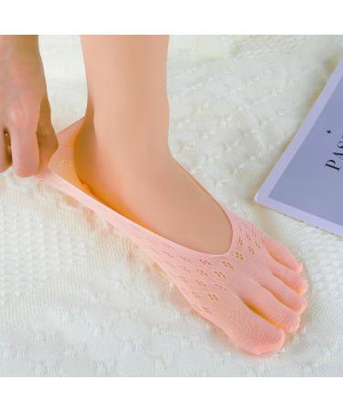 Shop Aster 5 Pairs Orthopedic Toe Compression Socks for Women - No Show Bunion Relief & Breathable Five Finger Liner Socks - Buy Online on GoSupps.com