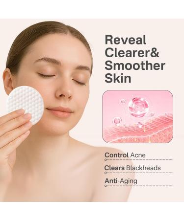 Glycolic Acid 20% Resurfacing Pads (50 Count), Exfoliating Peel Pads for Face, Skin Pore Resurfacing & Radiance, Exfoliating Toner Facial Pads with Oil, Salicylic Acid & Vitamins E, B3, B5 Pink 50 Count (Pack of 1) - Buy Online on GoSupps.com