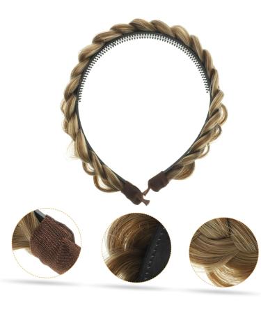 Hair Bands Wig Headbands Hair Ties Hair Accessory for Women Braided Headband Braided Hair Women Headdress Hair Braid Headband Women Hairpiece Headband for Women Girl Plastic 22t - Buy Online on GoSupps.com