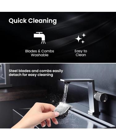 Sejoy Body Hair Trimmer Clipper for Men Cordless Barber Clippers Electric Hair Trimmer Beard Trimmer with Travel Lock Waterproof 90 Min Battery Life USB Rechargeable Black Hair Clippers - Buy Online on GoSupps.com