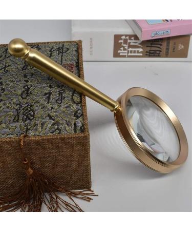 Aluminum Alloy Magnifying Glass 20 Times Old Reading high-Definition high-Power 100 Student Children's Hand-held Light Metal Frame Durable Durable Mirror (Color : B) Made in China - Buy Online on GoSupps.com
