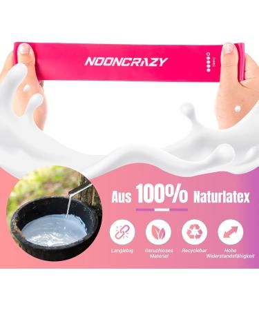 Resistance Bands Set - 8er Fitnessbands aus 100% Latex mit Anleitung & Taschen | Ideal f r Yoga Pilates Krafttraining & Physiotherapie - Buy Online on GoSupps.com