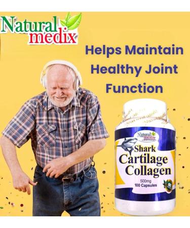 Natural medix Cartilage Joint Support Supplement with Glucosamine Collagen & Magnesium 100 Caps - Cart lago de Tiburon - Buy Online on GoSupps.com