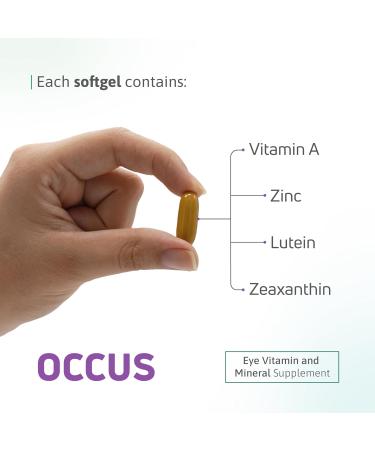 Nutra Nutrition Eye Vitamins with Lutein & Zeaxanthin Vision Support Supplement with Beta Carotene, Zinc & Vitamin A 60 Softgels - Buy Online on GoSupps.com