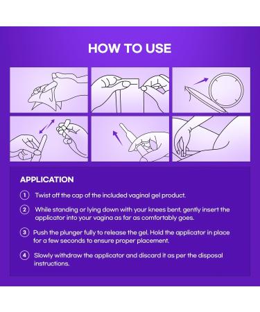 Vaginal Moisturizer Feminine Gel - 10 Pre-Filled Applicators for Vulva Dryness Relief pH Balance & Itch Treatment - Buy Online on GoSupps.com