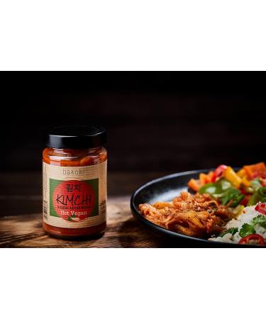 Bakoki Premium Hot Vegan Kimchi - Original Korean Recipe (2 x 300g) - Authentic & Delicious! - Buy Online on GoSupps.com