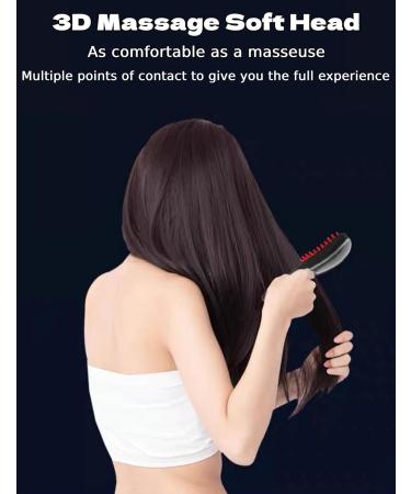 LED Light Electric Scalp Massage Comb - 46 Soft Heads & Spray Function | Essential Oils Compatible for All Hair Types | #811 - Buy Online on GoSupps.com