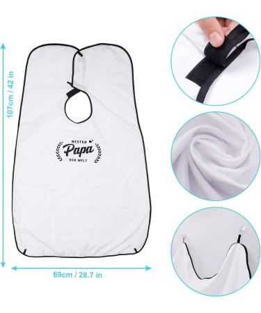 Lightzz Gifts for Dad | Best Father's Day Gift | Beard Apron & Shaving Towel - Best Dad in the World - Buy Online on GoSupps.com
