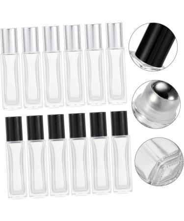 Didiseaon 12pcs 10ml Roll-on Glass Bottles - Refillable Mini Perfume & Essential Oil Containers for Travel - Durable & Portable - Buy Online on GoSupps.com