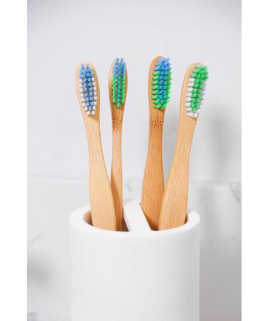 Buy Woobamboo Bamboo Toothbrush - Eco-Friendly Biodegradable Vegan BPA Free - Medium Bristle for Adults - International Shipping Available - Buy Online on GoSupps.com