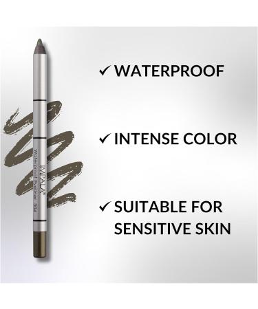 IMPALA Creamy Waterproof Pistachio Green Eyeliner Pencil 304 - Long-Lasting Water-Resistant Color for Defined Contour or Smokey Eye Effect - Buy Online on GoSupps.com