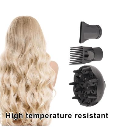 Hair Dryer Diffuser Nozzle Set - Boost Air Volume & Reduce Drying Time | High Temperature Resistant Hair Care Accessories - Buy Online on GoSupps.com