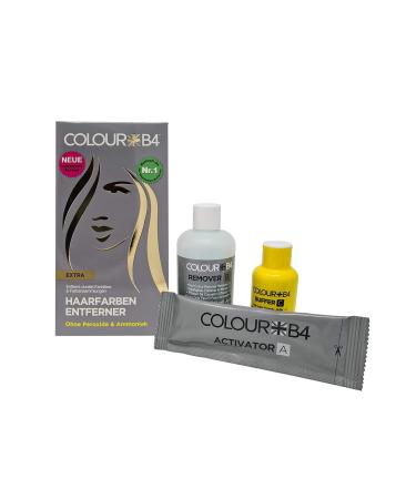 Colourb4 Hair Colour Remover Extra - Effectively Remove Dark Colors & Build-up - 1 Pack | International Shipping Available - Buy Online on GoSupps.com
