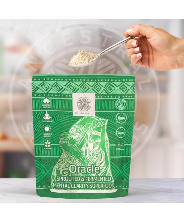 Ancestral Superfoods Oracle Vegan Whole Foods Powder for Mental Clarity and Energy Boost Sprouted Fermented Gluten Free Superfood Alkaline Probiotic - 20 portions - Buy Online on GoSupps.com