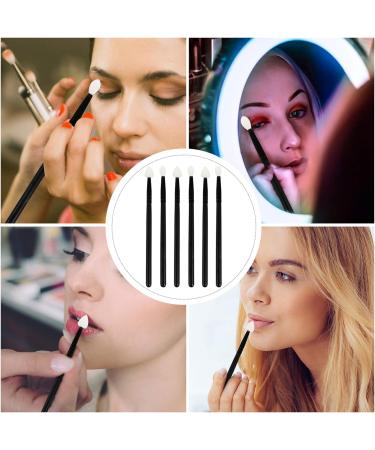 Minkissy 6pcs Eyeshadow Lip Brush Portable Silicone Makeup Brush Set Lipstick Applicator Brushes Gloss Wands Cosmetic Tool for Lip Balm Oil Cream - Buy Online on GoSupps.com
