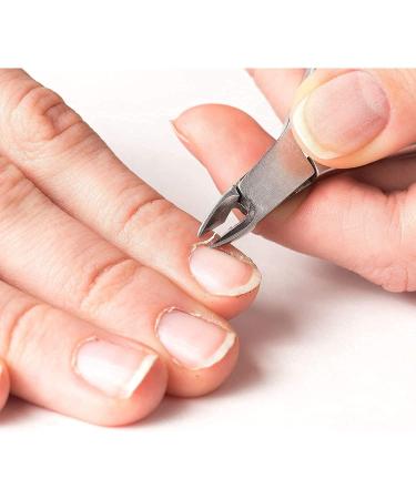 Cuticle Cutter Cuticle Nippers with Cuticle Pusher Precision Nail Clippers for Ingrown Nails Feet and Hands - 3 Pieces Manicure Tools Kit - Buy Online on GoSupps.com