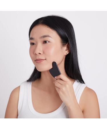 Buy Obsidian Sculpting Gua Sha Stone - Best for Facial Massage & Skincare | International Shipping Available - Buy Online on GoSupps.com