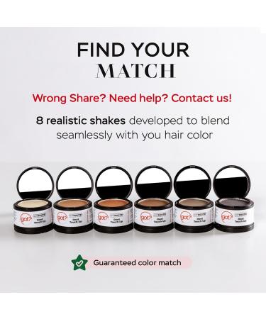 Pigment Infused Root Touch Up for Black Hair - Temporary Hair Color & Brow Filler - 0.14 oz - Buy Online on GoSupps.com