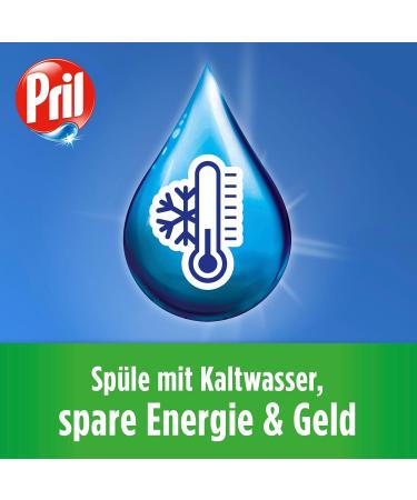 Pril Kraft Gel Power & Pearls - 10x 450ml Hand Dishwashing Detergent for Brilliantly Clean Dishes & Fresh Shine - High Fat Resolution - Buy Online on GoSupps.com