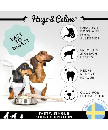 Hugo & Celine Pizzle Sticks - Lollipup 100% Natural Dog Chew Treats 20cm Long - Buy Online on GoSupps.com