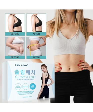 Visiblurry Slimming Paving for Body | 7 Sheet Breathable Belly Fat Burning Plaster | Magnetic Slimming Sticker for Effective Weight Loss - Buy Online on GoSupps.com