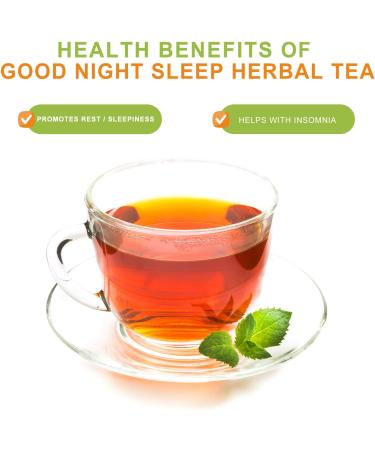 Good Night Sleep Tea Herbal Tea for Sleep and Relaxation Pack of 50 Tea Bags - Buy Online on GoSupps.com