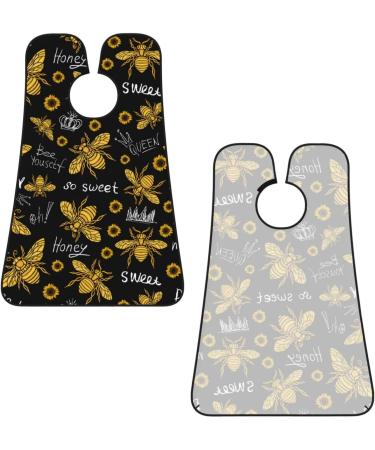 Sweet Honey Bee Beard Bib - Sunflower Hair Catcher & Non-Stick Grooming Cloth for Easy Shaving & Trimming - Perfect Gifts for Men - Buy Online on GoSupps.com