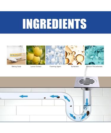 Powerful Pipe Dredging Agent Meledmatte Toilet Cleaner Meledmatte Drain Cleaner Sink Drain Cleaner For Kitchen Toilet Pipeline Quick Cleaning Tool (3pcs) - Buy Online on GoSupps.com