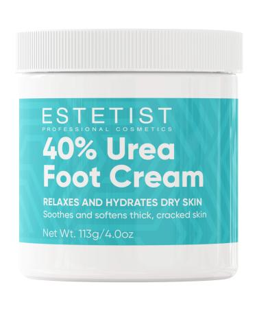 Urea Foot Cream 40%, Foot Lotion For Dry Cracked Feet, Moisturizer For Rough Heel, Foot Care Lotion with Vitamin E and Aloe Vera, Reduce Itching