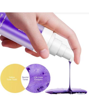 Hi Smile Purple Toothpaste & Color Corrector Serum Whitening Toothpaste for a Glowing Smile | 2PCS - Buy Online on GoSupps.com