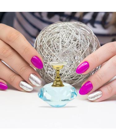 Beaupretty Nail Supplies Press on Nail Stand Nail Stand for Press on Crystal Diamond Hand Model Shoot Ornament Diy Nail Art Display Stand Manicure Accessories Blue Nail Crystal Holder As Shown 1 - Buy Online on GoSupps.com