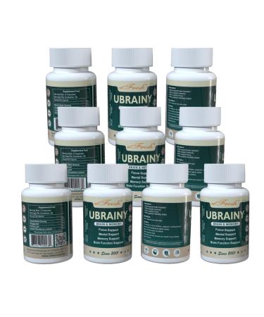uFresh Ubrainy Brain and Memory Support Capsules 30-Day SupplyDietar Supplements (10 Bottles)