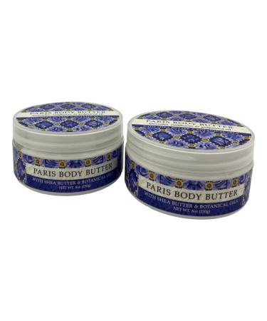 Greenwich Bay Trading Company Paris Body Butter Set of 2-8 Ounce Jars