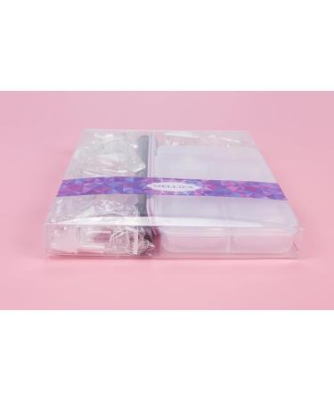 120-Piece Nail Shapes Set for Polygel Nails - Dual-Ended Brush Nail Tips & Files - International Shipping Available - Buy Online on GoSupps.com