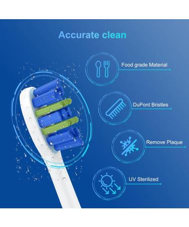 Sonicare Replacement Heads for Philips Electric Toothbrush - KD-D5 Click-On/Snap-On Brush Heads | International Shipping Available - Buy Online on GoSupps.com