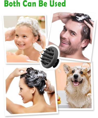 Sivlki Scalp Massage Brush - Silicone Shampoo Brush for Dandruff & Hair Growth - Relieve Stress & Stimulate Scalp Health - Buy Online on GoSupps.com