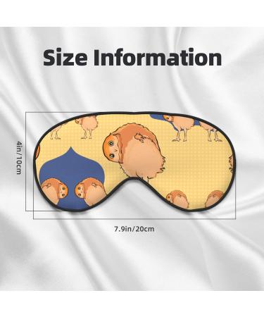 Buy Crooked Owl Eye Mask - Soft Adjustable Sleep Mask for Men & Women | Comfortable Nighttime Eye Cover in Black - International Shipping Available - Buy Online on GoSupps.com