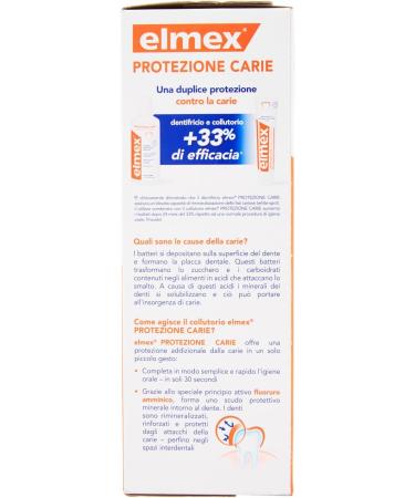 Elmex Protection Tooth Decay Mouthwash 400ml - Effective Cavity Defense | International Shipping Available - Buy Online on GoSupps.com