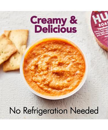 Veggicopia Creamy Roasted Red Pepper Hummus 2.5 oz Dip Cup Singles (Pack of 24) | High Protein, Shelf-Stable Snack | Vegan, Gluten-Free, Non-Dairy | Michelin Star Chef Crafted, All-Natural - Buy Online on GoSupps.com