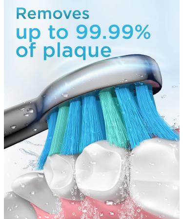 PHYLIAN Sonic Electric Toothbrush for Adults - 5 Modes - Fast Charge - Smart Timer - Black - Buy Online on GoSupps.com