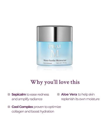 PRAI Beauty M Collection Meno-Soothe Cr me-Gel Moisturizer - Anti-Aging & Hydrating - 1.7 Oz - Buy Online on GoSupps.com