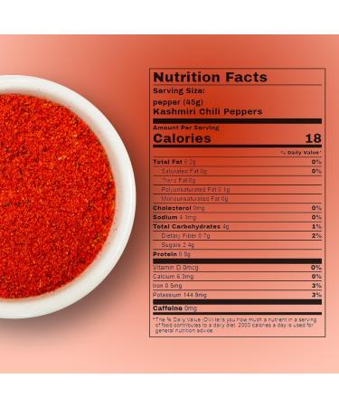 Premium Quality Kashmiri Red Chilli Powder - 100% Natural & Gluten Friendly (100g) - Buy Online on GoSupps.com