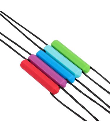 IQYU Kau-Edelstein Silicone Tooth Trailer Necklace for Kids - Sensory Molar Novelty - Multicolor One Size - Buy Online on GoSupps.com