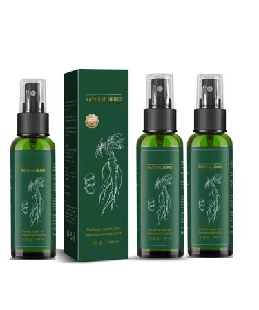 Ginseng Hair Tonic Ginger Hair Care Nutrient Solution Ginseng Hair Essential Oil Hair Growth Serum Spray Hair Growth for Men Women for Activating Dormant Hair and Follicles