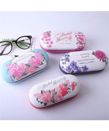2 in 1 Glasses Case Len Case & Eye Glasses Double Layer Storage Case with Mirror - Vintage Floral Double Sided Portable Design Perfect for Home Office and Travel (Pink) - Buy Online on GoSupps.com