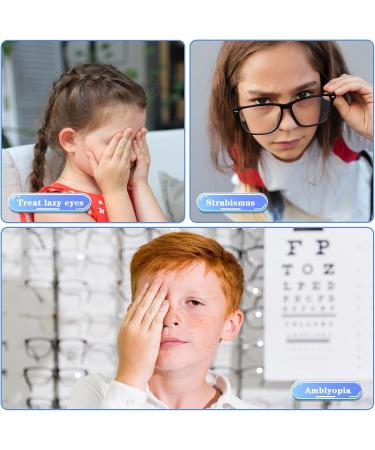 18 Pcs Reusable Eye Patches for Glasses - Adjustable Non-Woven Fabric Cover for Amblyopia & Strabismus | Improve Vision for Adults & Kids - Buy Online on GoSupps.com