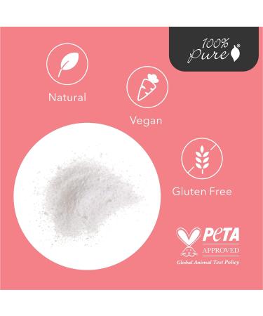 100% PURE Vitamin C Boost Powder to Serum | Rejuvenate & Firm Skin | Antioxidants & Hyaluronic Acid | Vegan Facial Care - .35oz - Buy Online on GoSupps.com