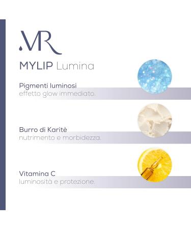  MyRoutine Health & Beauty MyLip Lumina - Lip Balm with Light Effect and Deep Hydration with Vitamin C Sweet Almond Oil and Shea Butter for Soft Lips and a Bright Smile - By Maurizia Furno - Buy Online on GoSupps.com